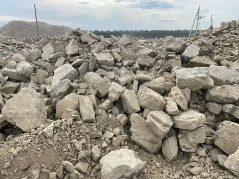 Бутовый камень 0-600
